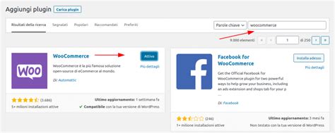 installare woocommerce su wordpress.